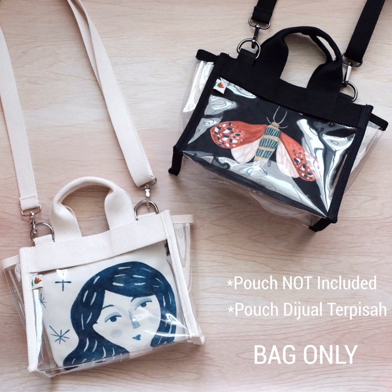 PVC Clear Bag / Tote Sling bag