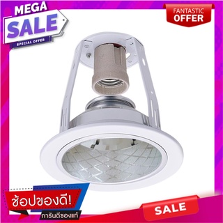 ดาวน์ไลท์ LEKISE VEGA2 4 นิ้ว สีขาว กลม โคมไฟดาวน์ไลท์ DOWNLIGHT LEKISE VEGA2 2.4” WHITE ROUND