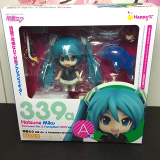 Nendoroid No.339a Hatsune Miku: Swimsuit Ver. &amp; FamilyMart 2013 Ver. ของ🇯🇵แท้ มือ 1 สูง 10 CM