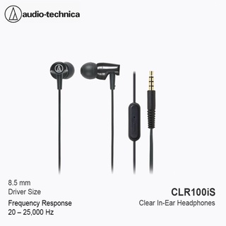 Audio technica ATH CLR100IS หูฟังอินเอียร์ 3.5มม พร้อมใมค์