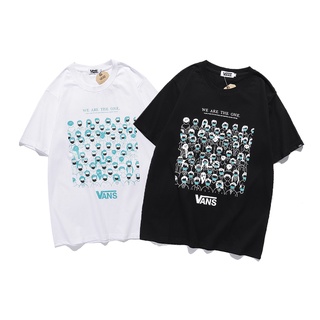 [S-5XL] Vans Vance เสื้อยืดแขนสั้นลําลอง พิมพ์ลายกราฟฟิติ เข้ากับทุกการแต่งกาย แฟชั่นฤดูร้อน สําหรับผู้ชาย และผู้หญิง