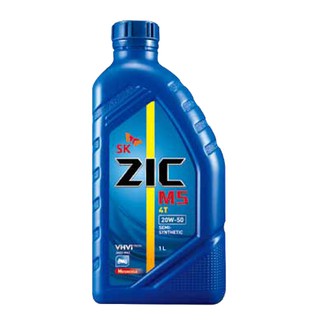 น้ำมันเครื่อง Zic M5 20W50 Semi - Synthetic ขนาด 1 ลิตร