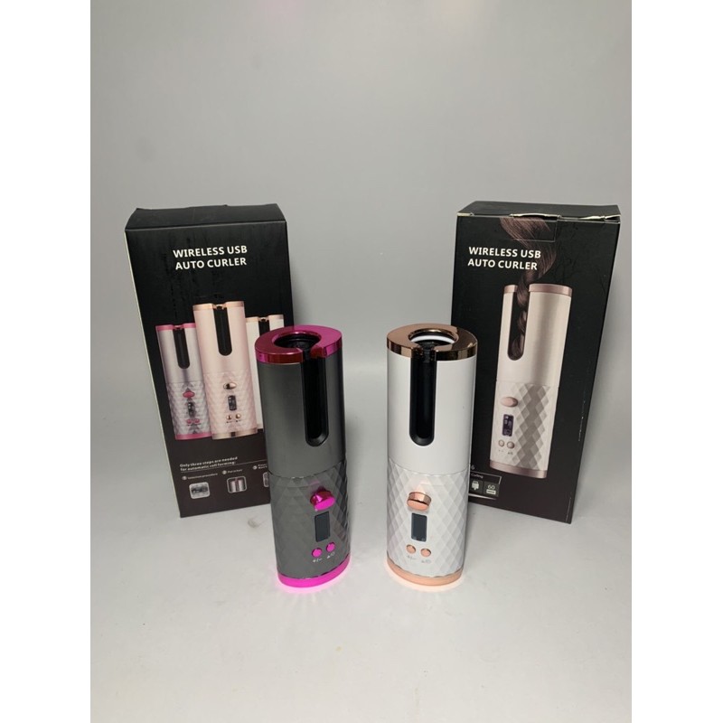 เครื่องม้วนผมไร้สายอัตโนมัติรุ่นSL-886 Usb เครื่องดัดผมแบบชาร์จ ไร้สายทำผม Hair ม้วนลอนผม