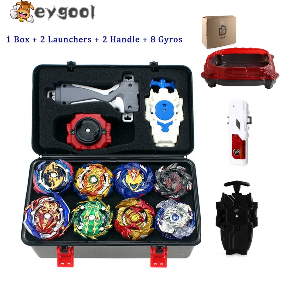 Beyblade Burst Toy Set With Arena Light Handle Launcher Beybalde Kid's Beyblade Toys Boy Gifts