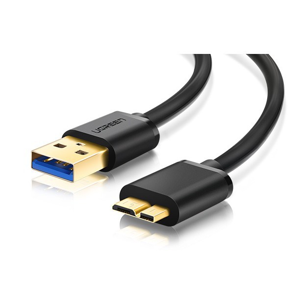 UGREEN สายเชื่อมต่อ External Harddisk USB 3.0 โอนถ่ายข้อมูลด้วยความเร็วสูง ถึง 5Gbps (SuperSpeed)