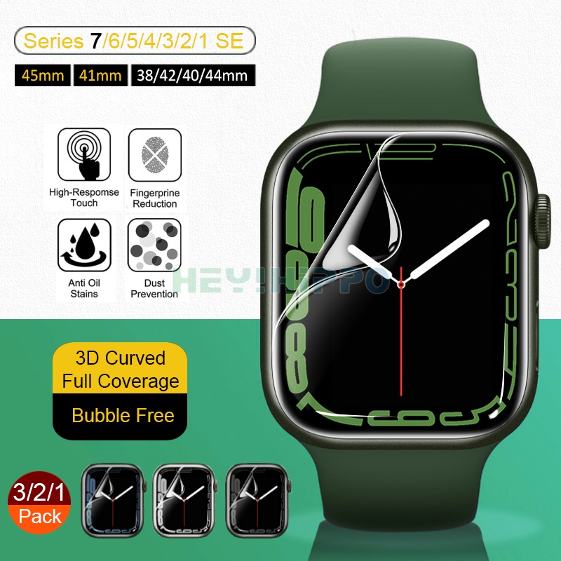 ฟิล์มกันรอยหน้าจอ แบบใส ไม่ใช่กระจก สําหรับ iWatch 7 SE 4 5 6 40/44/41/45 มม. 38 มม. 42 มม.