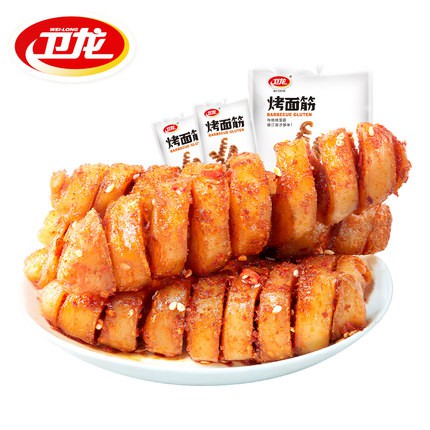 🔥ส่งจากไทย🔥 weilong ย่าง​ล่าเถียว กลูเตนบาร์บีคิว ล่าเถียว บาร์บีคิว 150g/ถุง พร้อมทาน ขนมกับแกล้ม ข