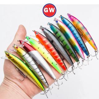 Clouser Minnow เหยื่อตกปลา Plastic Bait ตะขอ อุปกรณ์ตกปลา 1PCS 7.5g/10cm เหยื่อปลอมตกปลา เหยื่อปลา ตกปลา เหยื่อปลอม เหยือตกปลา รอกตีเหยื่อปลอม Sinking Minnow เหยื่อตกปลาช่อน เหยื่อตกปลานิล