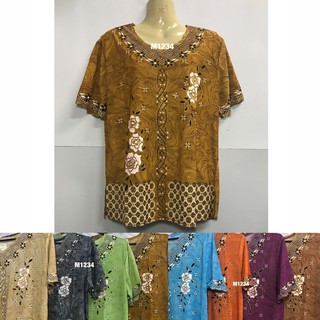 เสื้อผู้ใหญ่ มีหลายสี เสื้อคนแก่ เสื้อลายพิมพ์ ผ้าดีใส่สบาย เสื้ออาม่า เสื้อผู้หญิง เสื้อแฟชั่นผู้หญิง เสื้อแฟชั่น