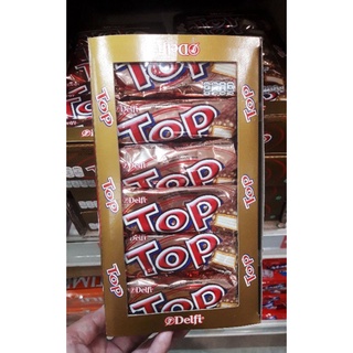 Delfi TOP ท็อป เดลฟี่ เวเฟอร์เคลือบและสอดไส้ช็อกโกแลต ขนาด 20 กรัม × 13 ชิ้น