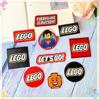 ♚ Lego - แผ่นแพทช์เหล็ก ลาย Everything Is Awesome ♚ แผ่นแพทช์รีดติดเสื้อ DIY 1 ชิ้น