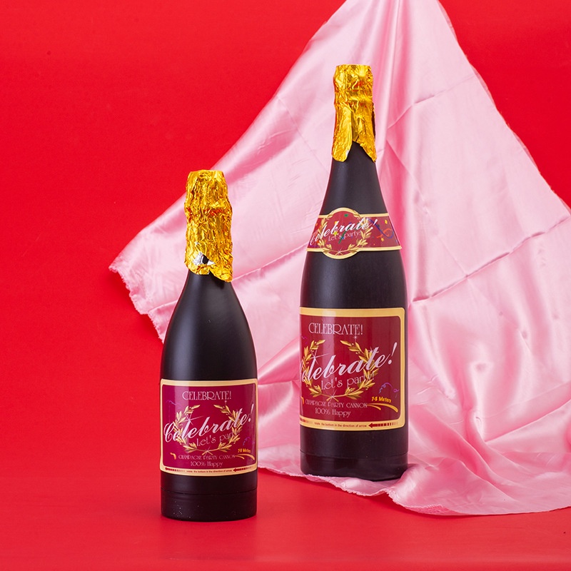 พลุหมุนทรงขวดแชมเปญ พลุฟอยล์ พลุกระดาษ ไส้กระดาษฟอยล์หลากสี 🎉 - รูปที่ 4