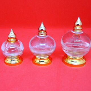 พร้อมส่ง!! ผอบ เนื้ออะคริลิคใส ฐานและหัวทอง เบอร์ 1-3