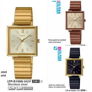 Casio แท้💯% รุ่น LTP-E155G นาฬิกาผู้หญิง