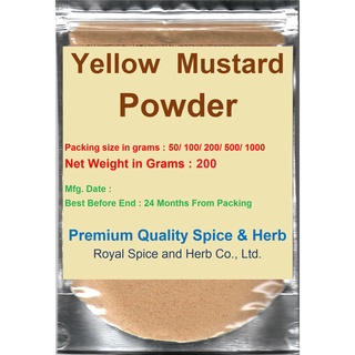 #Yellow Mustard Powder,200 Grams