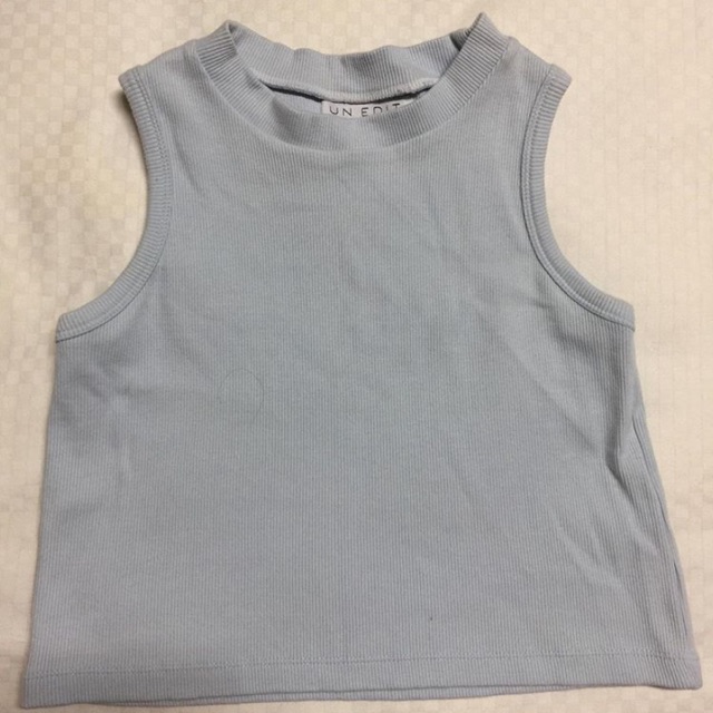 Un edit top, BLUE TOP