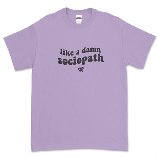 ROUND คอลูกเรือเสื้อยืด ลาย Like A DAMN SOCIOPATH OLIVIA RODRIGO สําหรับผู้ชาย-4XL