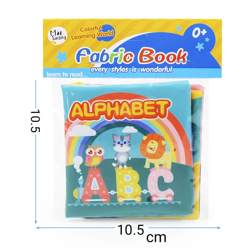 หนังสือผ้ามีเสียง สำหรับเด็กเล็ก ฉีกไม่ขาด เสริมพัฒนาการ thumbnail 6