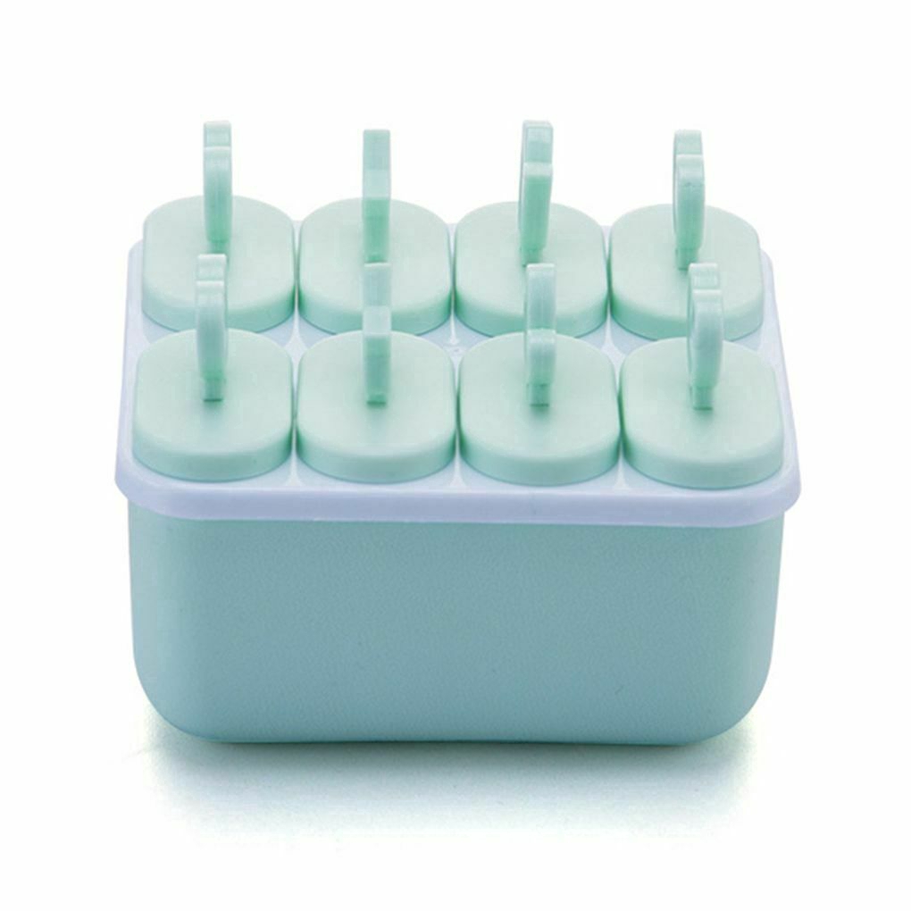 แม่พิมพ์ไอศกรีมแช่แข็ง นำมาใช้ใหม่ DIY สำหรับโยเกิร์ต น้ำผลไม้ 8 ช่อง - รูปที่ 5