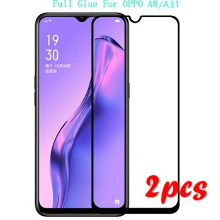 (2 ชิ้น) ฟิล์มกระจกกันรอยสําหรับ oppo a 31/a8 oppo a91 2 in 1 4 g5 g