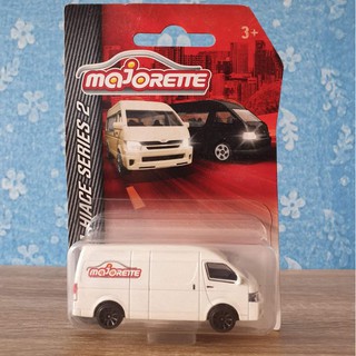 โมเดลรถเหล็ก Majorette Toyota HIACE_TOYOTA HIACE SERIES 2 #White-majorette สีขาว รถตู้มาร์จอเร็ตต์