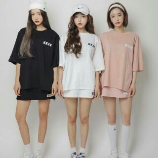 เสื้อ oversize รุ่นผ่าข้าง