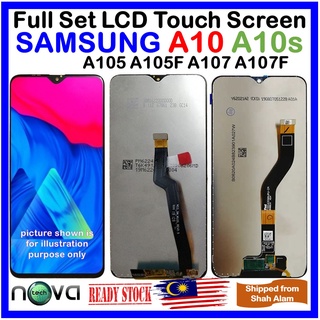 Orl NOVA ชุดหน้าจอสัมผัส LCD เต็มจอ สําหรับ SAMSUNG Galaxy A10 A105 A105F SAMSUNG Galaxy A10s A107F