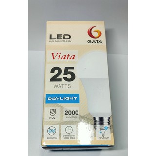 หลอด LED BULB เกลียวมาตรฐาน E27 ยี่ห้อ GATA