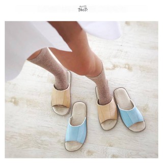 [PRE-ORDER] Bloc B. FLUFFY lambskin home slippers - รองเท้าใส่อยู่บ้าน