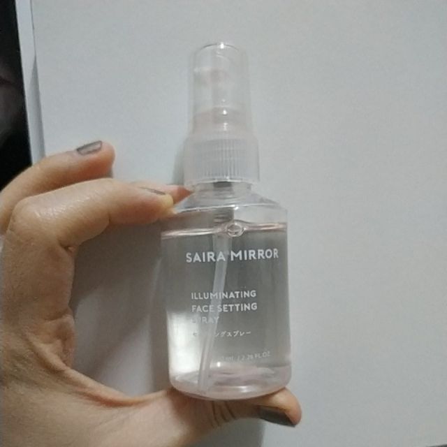 Spray Highlighter Saira mirror หน้าฉ่ำๆวาวๆ เกาหลีๆ มือสอง ส่งต่อถูกค่ะ