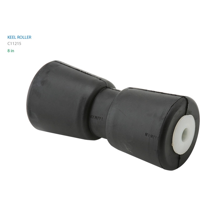ลูกกลิ้งยางหนุน มี 2 ขนาด - อะหลัยเรือ - [Easterner] - KEEL ROLLER MOLDED RUBBER 5/8" DIA. HOLE /