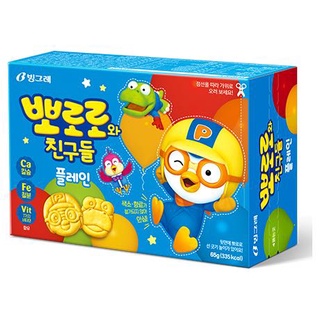 ขนมเกาหลี BINGGRAE PORORO BISCUIT 65g