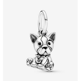 (พร้อมส่ง)*New*Pandora Bulldog Puppy Dog Dangle Charm