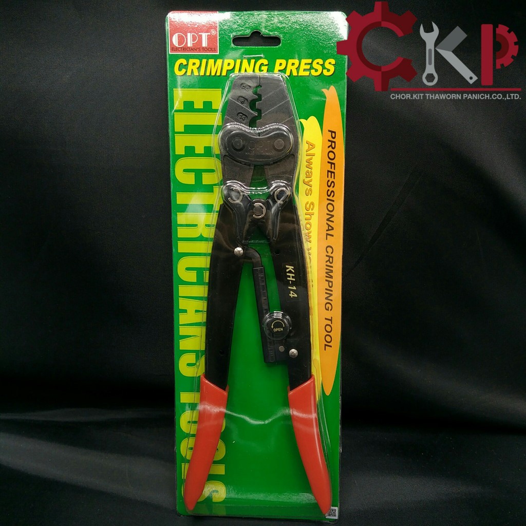 OPT คีมย้ำหางปลา KH-14 ยาว 11" ของแท้ !! // ออกใบกำกับภาษีได้