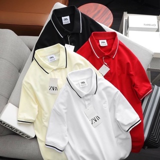 แท้ 💯 Polo ZARA จากโรงงานใน Vietnam 🇻🇳 เสื้อเชิ้ตคอปกแขนสั้น เรียบดูแพง ปังๆ