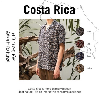 Shirtoria เสื้อเชิ้ตแขนสั้น Hawaii non Iron ลาย costa rica