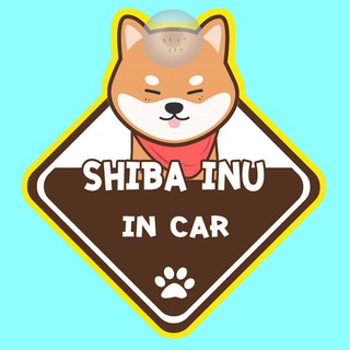 ป้ายติดรถยนต์ DIC38 จุ๊บติดกระจก ติดรถ DOG IN CAR ❤ shiba inu ❤ ป้ายติดกระจก ป้าย สติ๊กเกอร์