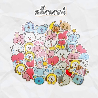 Sticker สติ๊กเกอร์ 39 ชิ้น/ห่อ สติ๊กเกอร์ไดคัท สติ๊กเกอร์ตกแต่ง ลายการ์ตูน KPOP บังทัน ตกแต่งไดอารี่