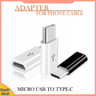 อะแดปเตอร์แปลงข้อมูล Micro USB Female to Type-C Male OTG สําหรับ Android