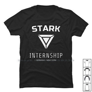 เสื้อยืดแขนสั้นลําลอง คอกลม ผ้าฝ้าย พิมพ์ลายโลโก้ Stark Internship New York แฟชั่นยอดนิยม สไตล์เยอรมนี สําหรับผู้ชาย และ