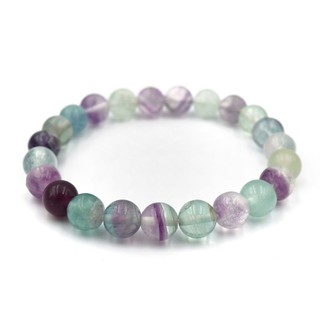 FLUORITE ฟลูออไรต์ ขนาด 8 มม. สร้อยข้อมือหินแท้ by siamonlineshop