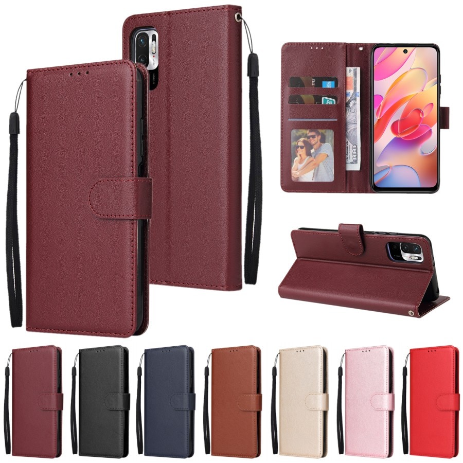 เคสหนังฝาพับ Redmi Note 13/13 5G/12/pro/Note 11/11s/Note11pro/11pro 5G/Note10/s/10 Pro/10 5G/Note 5/6/7/Redmi 9 9A 9C S2