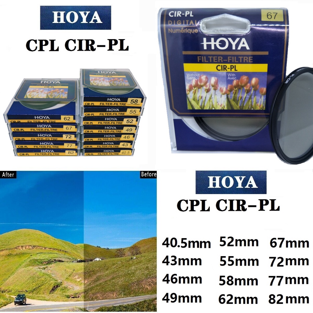 Hoya 58mm HD3 Circular Polarizer Filter XHD3-58CRPL - View #11