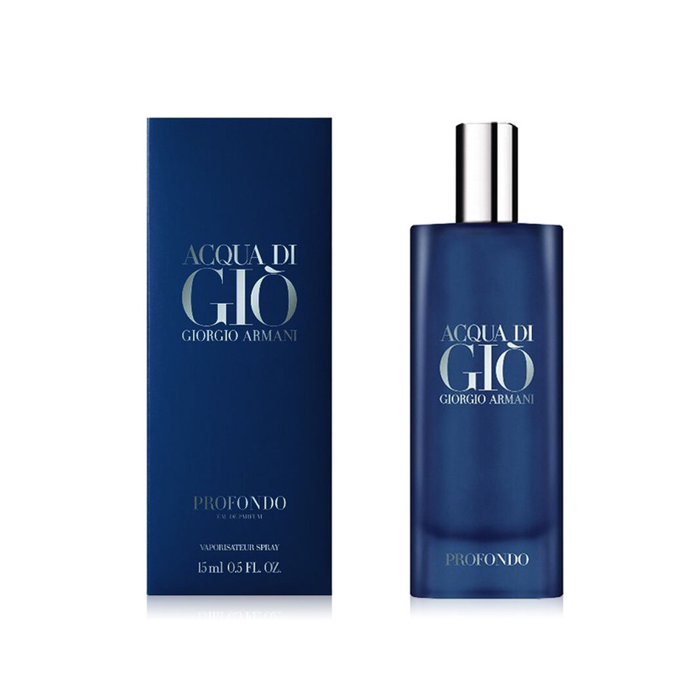 (15 ML)  GIORGIO Armani Acqua Di Gio Profondo EDP 15 ml. กล่องซีล