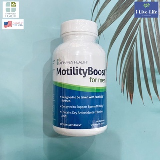 Motility Boost for Men 60 Capsules - Fairhaven Health เพิ่มการเคลื่อนที่ของอสุจิ ของผู้ชาย