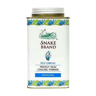 Snake Brand Prickly Cooling Powder แป้งเย็น ตรางู กลิ่น เคลป์ คอมเพล็กซ์ ขนาด 140 กรัม 14077