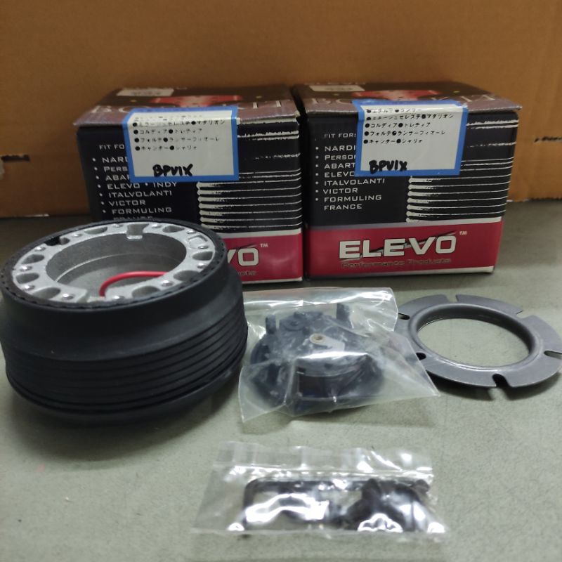ELEVO คอบาง  Mitsubishi M-18  คอพวงมาลัยแต่ง Lancer1996-1999(CKII),Lancer 2000, Cedia, CNG,EVO 4-6,E