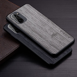 เคสโทรศัพท์มือถือหนัง ฝาพับ ลายไม้ไผ่ หรูหรา สําหรับ poco f3 Pro 5G xiaomi poco f3