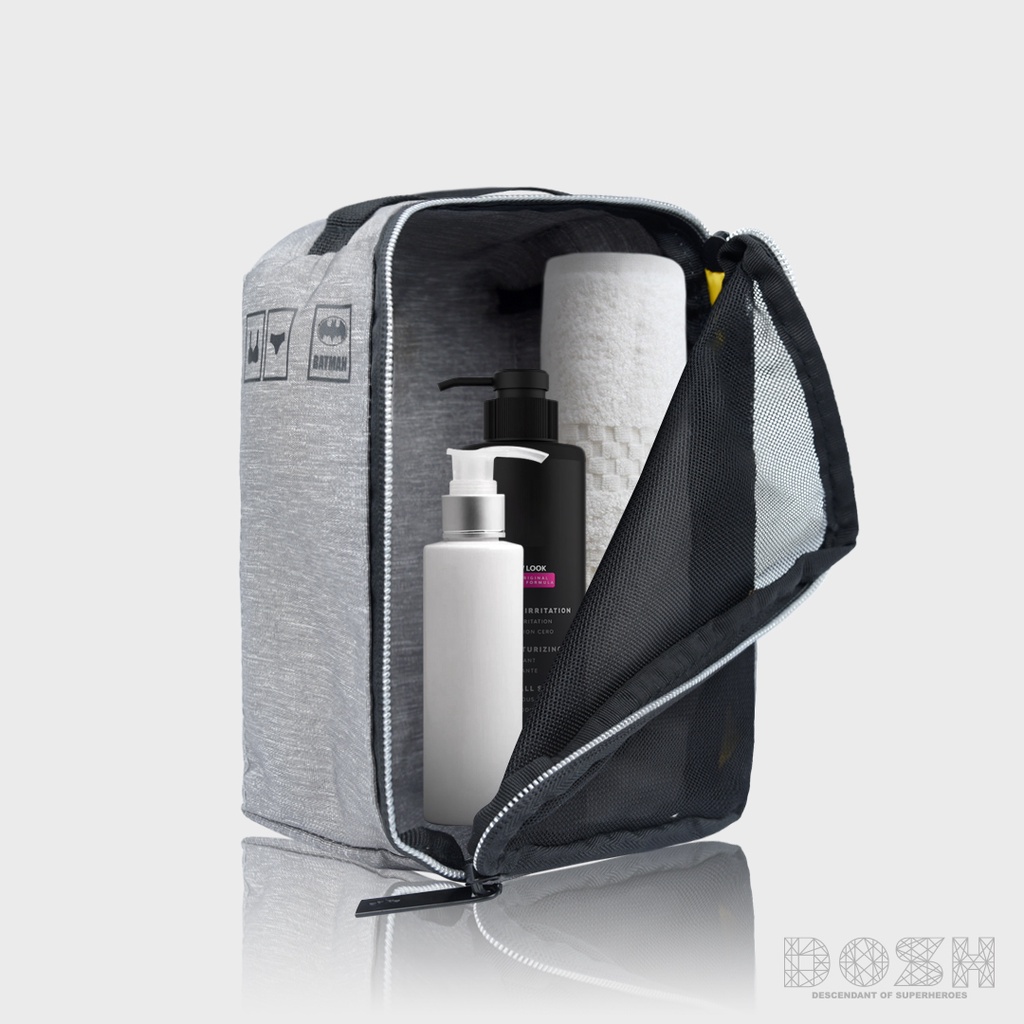 DOSH BAG LUGGAGE CUBE ORGANIZER BATMAN กระเป๋าจัดระเบียบ EBMAB5015-GY