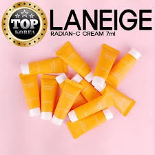 ครีมลดจุดด่างดำ) ฉลากไทย laneige radian c cream 7 ml (tester)